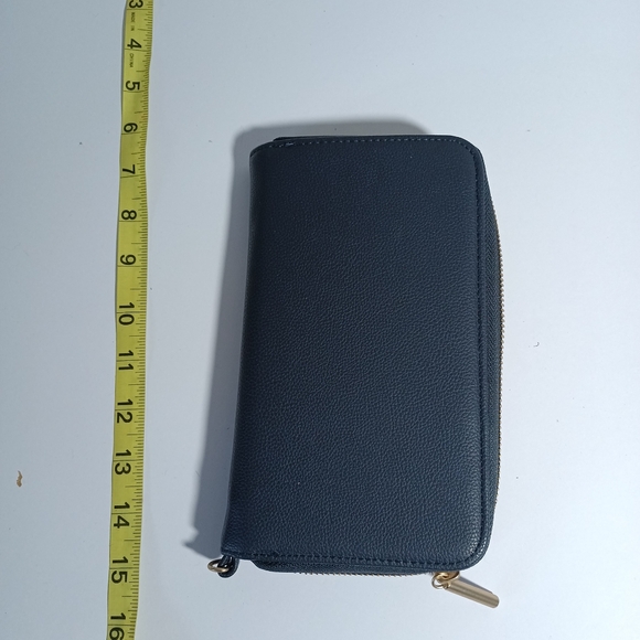 Thirty one Wallet All About the Benjamins Midnight Navy Pebble New - Picture 2 of 14